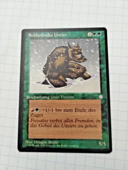 MTG Shambling Strider (Schlurfendes Untier) Miscut Ice Age Reg.- Some Edge Wear - Image 1