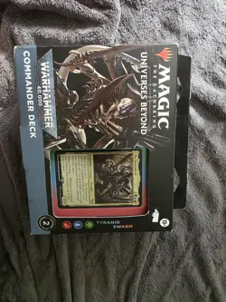 THE SWARMLORD 321 THICK STOCK Universes Beyond Warhammer 40K Commander MTG Magic - Image 1