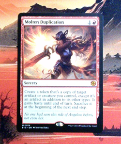 MTG Molten Duplication Regular BIG 14 NM M - Image 1