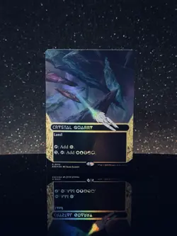 Crystal Quarry #0010 EOS R (Borderless) (FOIL) MTG Edge of Eternities Stellar - Image 1