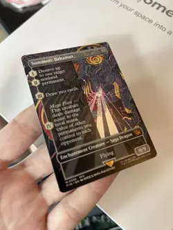 MTG Final Fantasy: Summon: Bahamut #356 Borderless NON-FOIL - Image 4