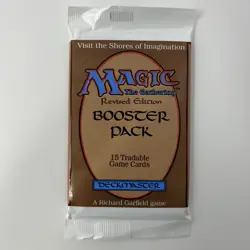 Magic the Gathering MTG Revised Edition Booster Pack 15 Cards English SEALED - Image 1