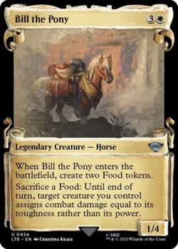 Bill the Pony (Showcase Scrolls) -Foil Near Mint MTG - Image 1