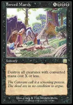 Forced March - Medium Play MTG Mercadian Masques - Image 1