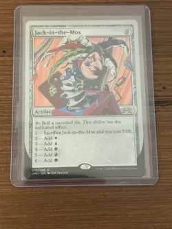 Jack-in-the-Mox MTG UND 078 UNsanctioned UNplayed NM Mana Rock - Image 1