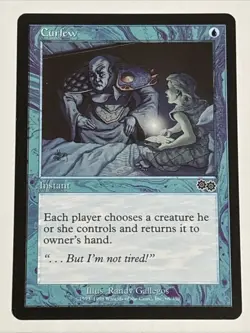 MTG Urza's Saga Curfew 68/350 LP - Image 1
