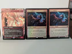 X3 Nova Hellkite - Edge of Eternities MTG - 1 Borderless 1 Base Foil And 1 Base - Image 1