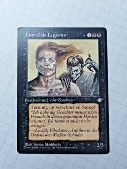 MTG Legions of Lim-Dul (Lim-Duls Legionen) Miscut Ice Age Reg. -Some Edge Wear - Image 1