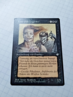 MTG Legions of Lim-Dul (Lim-Duls Legionen) Miscut Ice Age Reg. -Some Edge Wear - Image 2