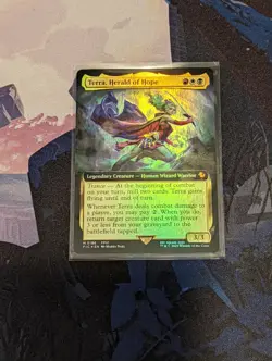 Terra, Herald of Hope #0186 (Extended Art) (FOIL) Unplayed NM MTG Final Fantasy - Image 1