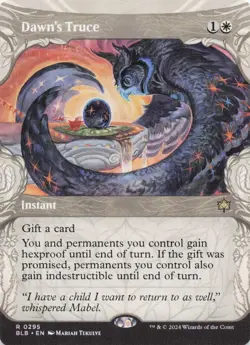 MTG - Dawn's Truce (Showcase) - Bloomburrow - Image 1