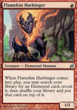 Flamekin Harbinger - Medium Play MTG Lorwyn - Image 1