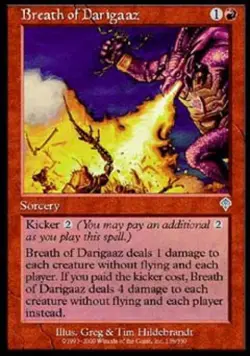 Breath of Darigaaz - Light Play MTG Invasion - Image 1