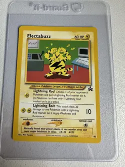 #46 Electabuzz Black Star Promo WOTC Vintage Pokemon - Image 1