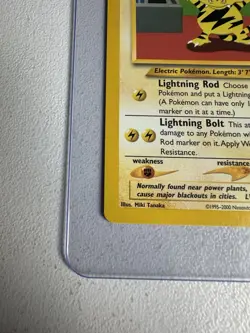 #46 Electabuzz Black Star Promo WOTC Vintage Pokemon - Image 2