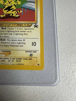 #46 Electabuzz Black Star Promo WOTC Vintage Pokemon - Image 5