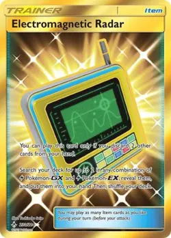 Pokemon Electromagnetic Radar (Secret) NM 1st Edition Normal SM - Unbroken Bonds - Image 1