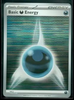 Pokemon BASIC DARKNESS ENERGY SVE 023 - Black Bolt/White Flare - Rev Holo - MINT - Image 1
