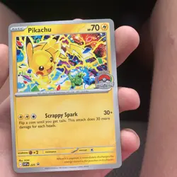 Pokemon Scarlet Violet Black Star Promo World Championship 2025 Pikachu SVP225 - Image 1