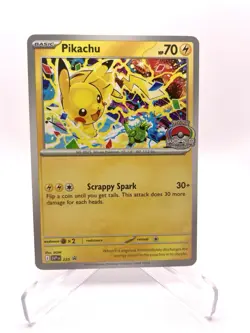 Pokemon Scarlet Violet Black Star Promo World Championship 2025 Pikachu SVP225 - Image 1