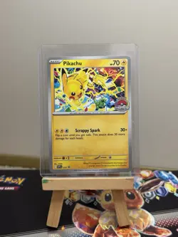 Pokemon Scarlet Violet Black Star Promo World Championship 2025 Pikachu SVP225 - Image 1