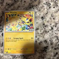 Pokemon Scarlet Violet Black Star Promo World Championship 2025 Pikachu SVP225 - Image 2