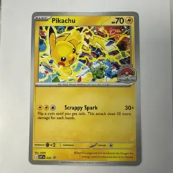 Pokemon Scarlet Violet Black Star Promo World Championship 2025 Pikachu SVP225 - Image 1