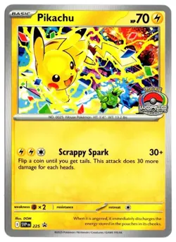 Pokemon Scarlet Violet Black Star Promo World Championship 2025 Pikachu SVP225 - Image 1