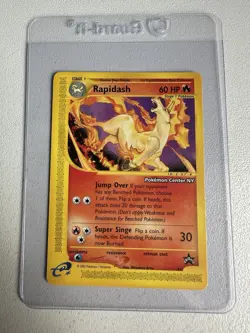 #51 Rapidash Black Star Promo WOTC Vintage Pokemon - Image 1