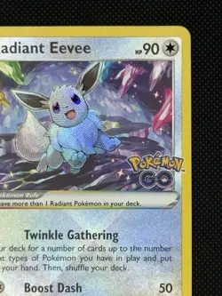 Pokemon TCG - Radiant Eevee - SWSH230 Pokemon GO - Black Star Promo - NM - Image 4