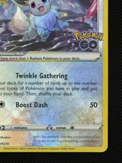 Pokemon TCG - Radiant Eevee - SWSH230 Pokemon GO - Black Star Promo - NM - Image 5
