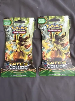 Pokemon XY Fates Collide Delphox Pack Sealed Brand NEW *BUNDLE OF 2* - Image 1