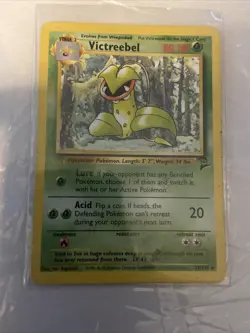 POKEMON VICTREEBEL 32/130 NON-HOLO BASE 2 SET Lightly played Rare Non Holo - Image 1