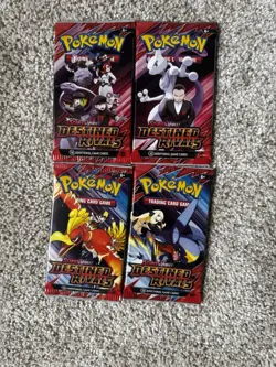 Pokemon Destined Rivals Booster Pack Full Art Set - Image 1