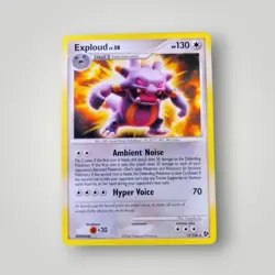 Pokemon Card TCG - Exploud - 17/106 - Diamond Pearl Great Encounters - Image 1