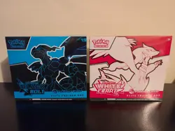 Pokemon Center Exclusive Black Bolt And White Flare Elite Trainer Box ETB Sealed - Image 1
