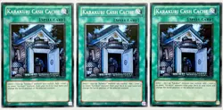 3 x STOR-EN052 Karakuri Cash Cache - Common Unlimited Near Mint YuGiOh Cards - Image 1