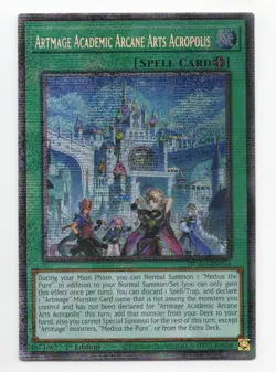 Yugioh DUAD *Foil* Artmage Academic Arcane Arts Acropolis (DUAD-EN054) Starlight - Image 1