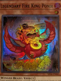 🔥💯Yu-gi-oh! TCG Legendary Fire King Ponix SR14-EN045 SUPER YUGIOH!🔥💯 - Image 2