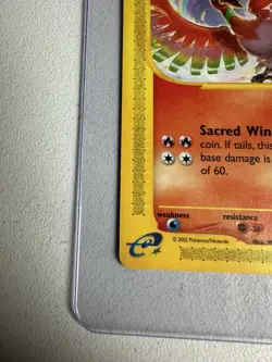 #52 Ho-oh Black Star Promo RARE WOTC Vintage Pokemon - Image 2