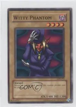 Witty Phantom YuGiOh Legend of Blue Eyes White Dragon #LOB-072 2002 - Image 1