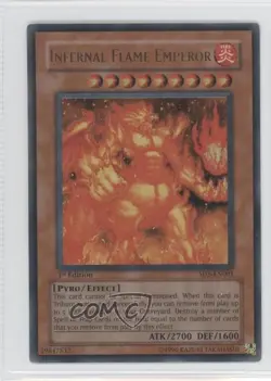 Infernal Flame Emperor 1st Ed. YuGiOh Blaze of Destruction Structure Deck 2005 - Image 1