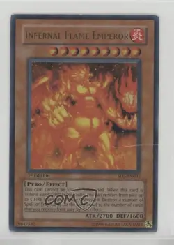 Infernal Flame Emperor 1st Ed. YuGiOh Blaze of Destruction Structure Deck 2005 - Image 1