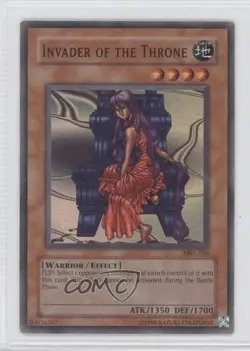 Invader of the Throne Unlimited YuGiOh Magic Ruler Booster #MRL-026 2002 - Image 1