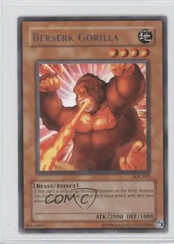 Berserk Gorilla Unlimited YuGiOh Invasion of Chaos #IOC-013 2004 - Image 1