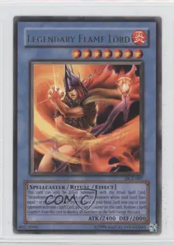 Legendary Flame Lord (R) Unlimited YuGiOh Dark Crisis #DCR-081 2003 - Image 1