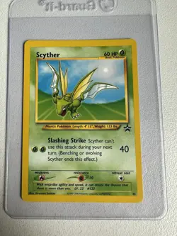 #45 Scyther Black Star Promo WOTC Vintage Pokemon - Image 1