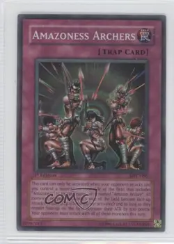 Amazoness Archers 1st Ed. YuGiOh Magician's Force #MFC-096 2003 - Image 1