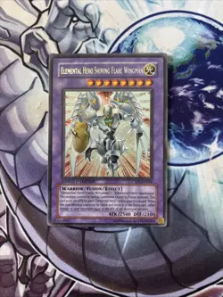 (YCL) YUGIOH ELEMENTAL HERO SHINING FLARE WINGMAN CT03-EN004 SECRET LIMITED LP - Image 1