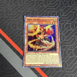 YuGiOh Zoroa, the Magistus of Flame GEIM-EN002 Ultra Rare 1st Edition - Image 2